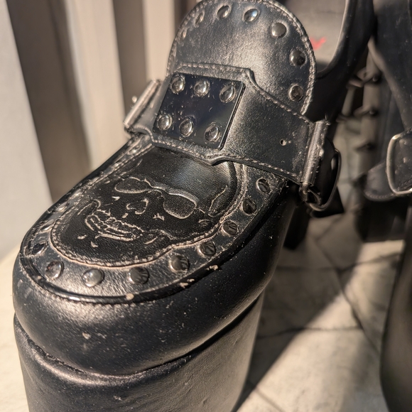 Demonia Platform Spikey Mary Janes 10 - Picture 7 of 8